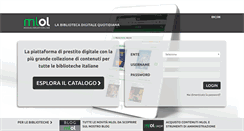 Desktop Screenshot of medialibrary.it
